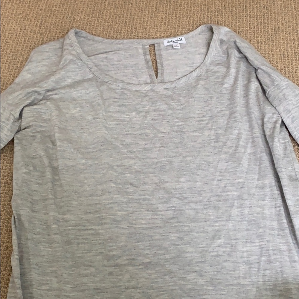 GREY SPLENDID LONG SLEEVE SHIRT